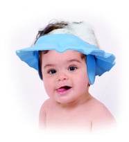 Sevi bebe Bebek Banyo Şapkası Mavi (Standart)