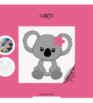 Sevimli Koala Sayılarla Boyama Seti 20x20