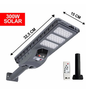 300W Güneş Enerjili Solar Bahçe Çevre  Lambası DLS (Beyaz)