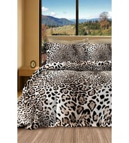 Çift Kişilik Nevresim Takımı Pamuk Saten Classical Leopard, MONOHOME67304