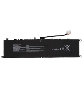 MSI Vector GP66 12UE ile Uyumlu Notebook Bataryası Pili (Siyah)