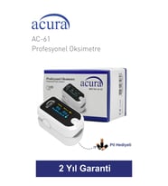 Acura AC-61 ÜTS Kayıtlı, OLED Ekranlı Profesyonel Pulse Oksimetre