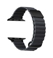 Apple Watch 42mm Uyumlu Kordon PU Deri Bakla Tasarımlı Mıknatıslı KRD-78 Kayış