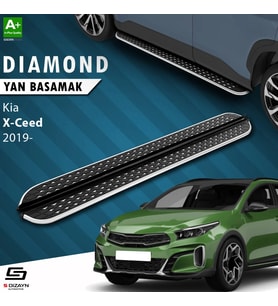 S-Dizayn Kia XCeed Diamond Krom Yan Basamak 183 Cm 2019 Üzeri