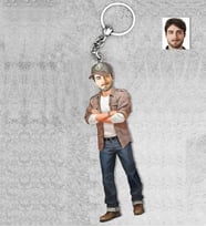Kişiye Özel Erkek Ahşap Anahtarlık-2