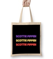 Scottie Pippen - Basketball gifts Vintage Retro Rainbow Quotes For BOYS AND Dad Bez Çanta Uzun Saplı