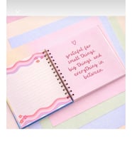 Spiralli Süresiz Planlayıcı - 19x19cm - Motivasyon ve Sticker Sayfaları (Kırmızı)