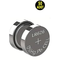 50 ADET AG4 LR626 377A V377 SR626 177 LR66 606 SR626SW lin 1.5V Düğme Pil