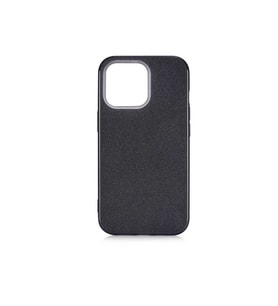 Apple iPhone 13 Pro Max Uyumlu Kılıf Zore Shining Silikon (Siyah)