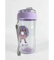 Lets Go Donut Desenli Su Matarası Askılı Okul Suluk 300 ML