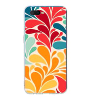 PrintiFy Oppo RX17 Neo  ile Uyumlu 1mm Slim Fit Retro Renkler 5 Baskılı Şeffaf  Kılıf