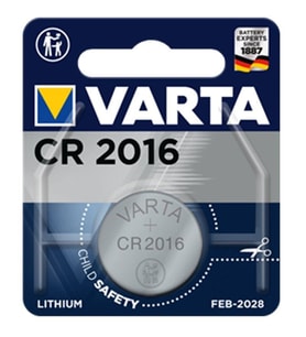 Varta CR 2016 3 Volt Lityum Tekli Pil (Siyah)