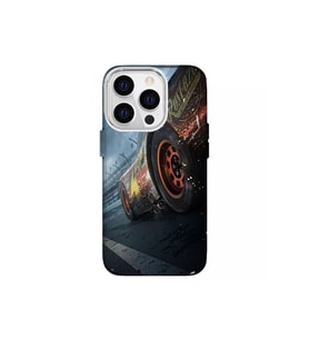 IPHONE 15 PRO ÖZEL ŞİMŞEK MCQUEEN TASARIMLI LÜKS SİLİKON KILIF (Çok Renkli)
