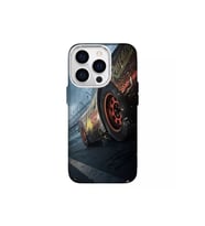IPHONE 15 PRO ÖZEL ŞİMŞEK MCQUEEN TASARIMLI LÜKS SİLİKON KILIF (Çok Renkli)