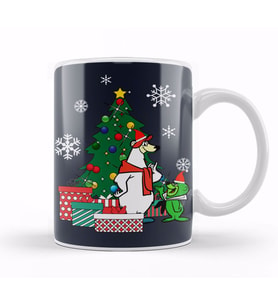 Breezly And Sneezly Around The Christmas Tree Kupa Bardak Porselen
