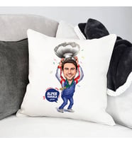 Kişiye Özel Şampiyon Erkek Karikatürlü Yastık