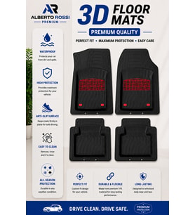 OMODA C7 Premium 3D Kauçuk Paspas Joker Kırmızı