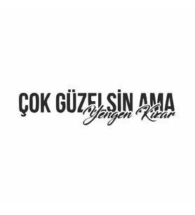 Çok Güzelsin Ama Yengen Kızar Araba Sticker siyah 16x4 CM (Siyah)