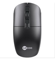 Lecoo M2001 Nano Alıcılı Kablosuz 16000Dpi Siyah 4 Tuş Mouse