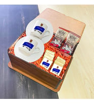 Uzman Türk Kahvesi Fincanı Ahşap Kutulu Set 001