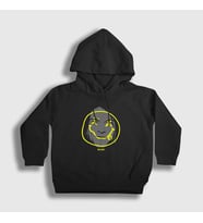 Presmono Unisex Çocuk Siyah Teen Spirit Nirvana Kurt Cobain Kapüşonlu Sweatshirt 35984tt