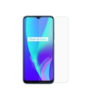 Realme C15 Uyumlu Ekran Koruyucu Screen Protector Tempered Glass Kristal Netliğinde %100 HD Görüntü, Yüksek Kalite Kırılmaz Temperli Cam (Şeffaf)