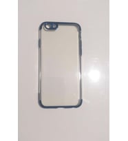 Sepetegelsin İphone 6 Renkli köşeli Şeffaf Arka Kapak Lazer (Altın / Dore)