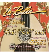 La Bella OU81 Ud Sol (G) Tek Tel Yüksek Kaliteli Naylon, Türk ve Arap Ud Sistemlerine Uyumlu, Tekli Yedek Tel