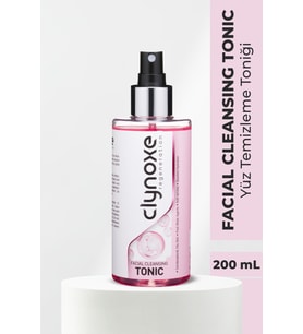 Clynoxe Facial Cleansing Tonic ,Kırışıklık Karşıtı Arındırıcı Yüz Ve Makyaj Temizleme Toniği 200 mL
