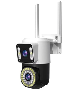 4MP Yoosee Çift Lens IP Kamera - WIFI Açık Otomatik İzleme, Su Geçirmez Kablosuz Güvenlik Ev Kameras