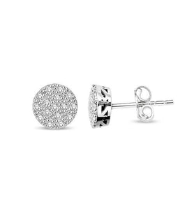 0.23 Ct Pırlanta Coronet Küpe (Beyaz)