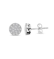 0.23 Ct Pırlanta Coronet Küpe (Beyaz)