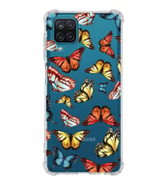 PrintiFy Samsung Galaxy A22 Uyumlu Water Color 2 Baskılı Şeffaf Köşe Korumalı Antişok Kılıf