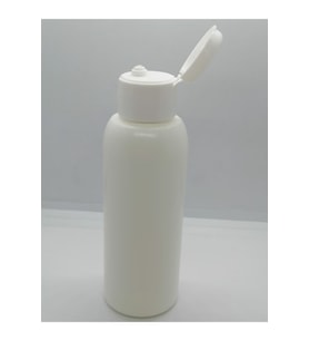 100ml Beyaz Mat Plastik Şişe Filiptop Kapak,boş Şişe, Açmalı Kapak Şişe, Beyaz Şişe,50 Adet