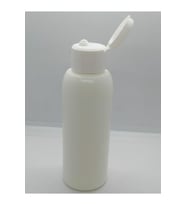 100ml Beyaz Mat Plastik Şişe Filiptop Kapak,boş Şişe, Açmalı Kapak Şişe, Beyaz Şişe,50 Adet