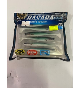 LUCKY  JOHN  BASARA 3D SOFT  SWİM  3.5'' (8.89 CM )  PG07 6P SİLİKON  YEM