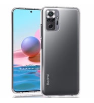 Microsonic Xiaomi Redmi Note 10 Pro Max Kılıf Transparent Soft Beyaz