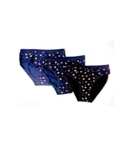 Divamore Kadın 3'lü Paket Lacivert Slip Külot