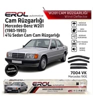 MERCEDES 190E, 190D, W201 KASA (1983-1993) 4'LÜ CAM RÜZGARLIĞI