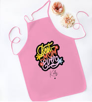 BK Gift Kişiye Özel İsimli Anneler Günü Tasarımlı Pembe Mutfak Önlüğü, Aşçı Önlüğü, Şef Önlüğü, Anneye Hediye-12