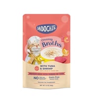 Moochie Parça Ton Balıklı Karidesli Tahılsız Kedi Çorbası 40gr