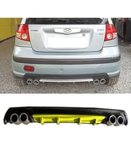 Hyundai Getz Sarı Difüzör Çiftli Yuvarlak Egzoz Görünümlü D Tip Difizör