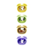 MİKRO MK-8152 ÇİFT KAPAKLI HAPPY FRIENDS ÇİFT DELİKLİ HAZNELİ KALEMTIRAŞ -TEKLİ