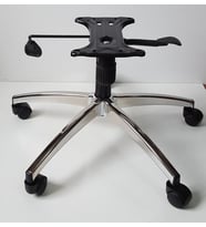 Oyuncu Koltuğu Krom Yıldız Yak Çift Kollu Mekanizma Çap 64 cm