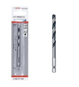 Mey İthalat® Bosch Pointteq Altıgen Şaftlı Hss Matkap Ucu 6,5 mm