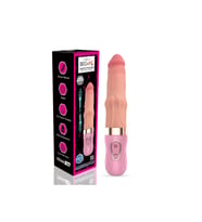 İleri Geri Hareketli Akıllı Isıtmalı Ultra Yumuşak Dokulu Realistik Yapay Penis Vibrator