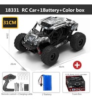 ELEKTRİKLİ RC 1:16 ÖLÇEK SERVO MOTOR MEGA ARAZİ ARACI SPOR ARAÇ 45 KM HIZ RC ARAÇ
