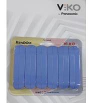 Viko Kardelen No. 5 Kenar Çita / Kordon - 12'Li Takim (Beyaz)