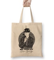 Bts Min Yoongi Bez Çanta Uzun Saplı
