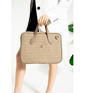 ImPolo Joyce Vizon Empirme Baskı Unisex Netbok Ve Evrak Çantsı 28x37 Ebatında